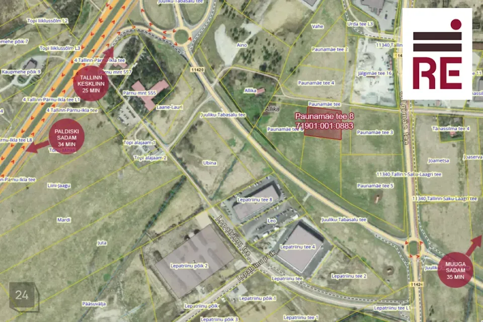 Tootmismaa või Ärimaa, 4273 m² Maa - Saku vald, Jälgimäe küla