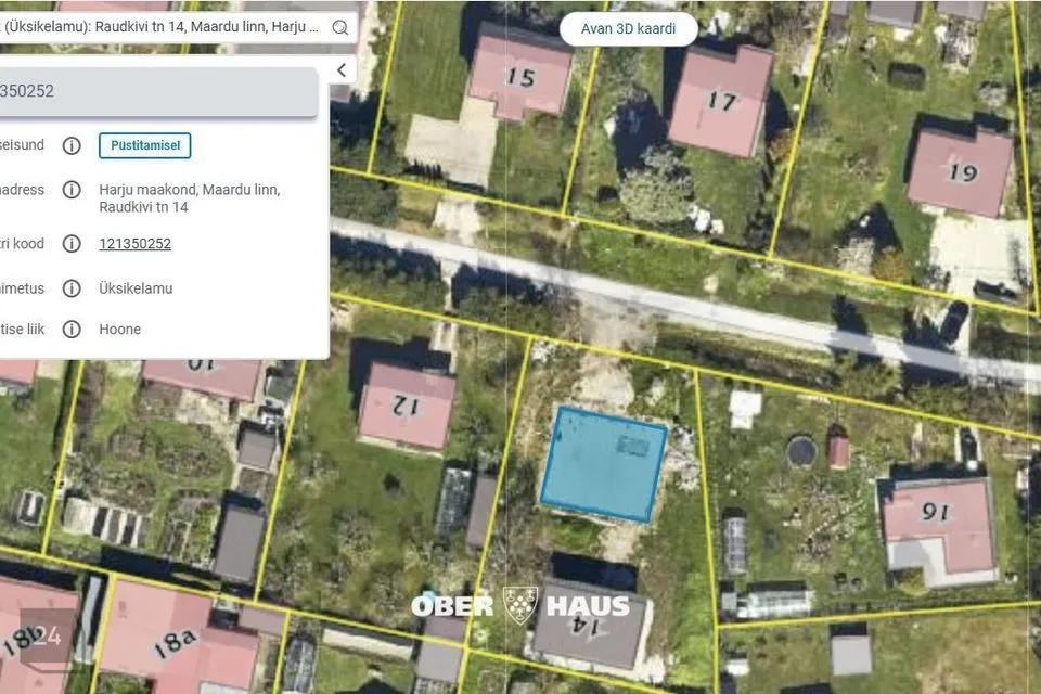 Elamumaa, 997 m² Maa  -  Maardu linn - foto 2