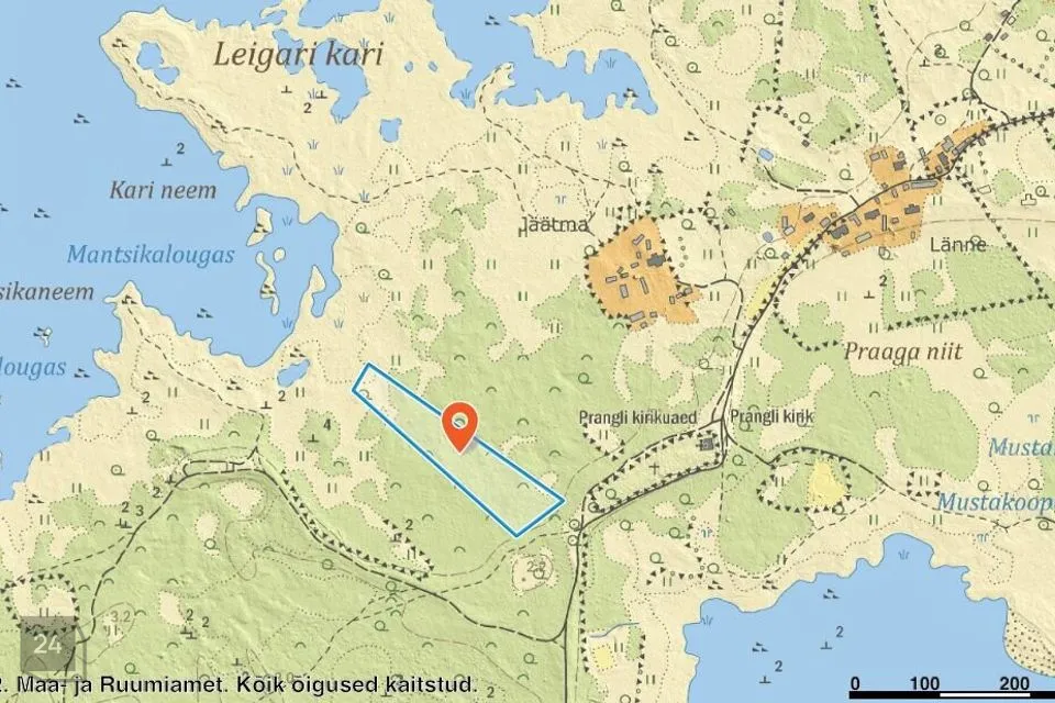 Unspecified land or Cultivated land, 12101 m² land in Viimsi vald, Lääneotsa küla - photo 2