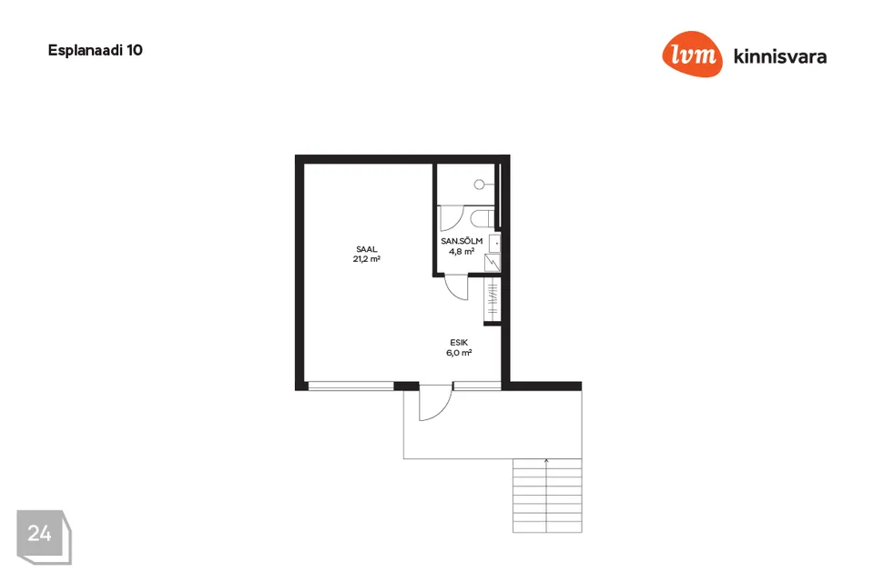 Teenindus, 32 m² Äripind  -  Pärnu linn, Pärnu linn - foto 5