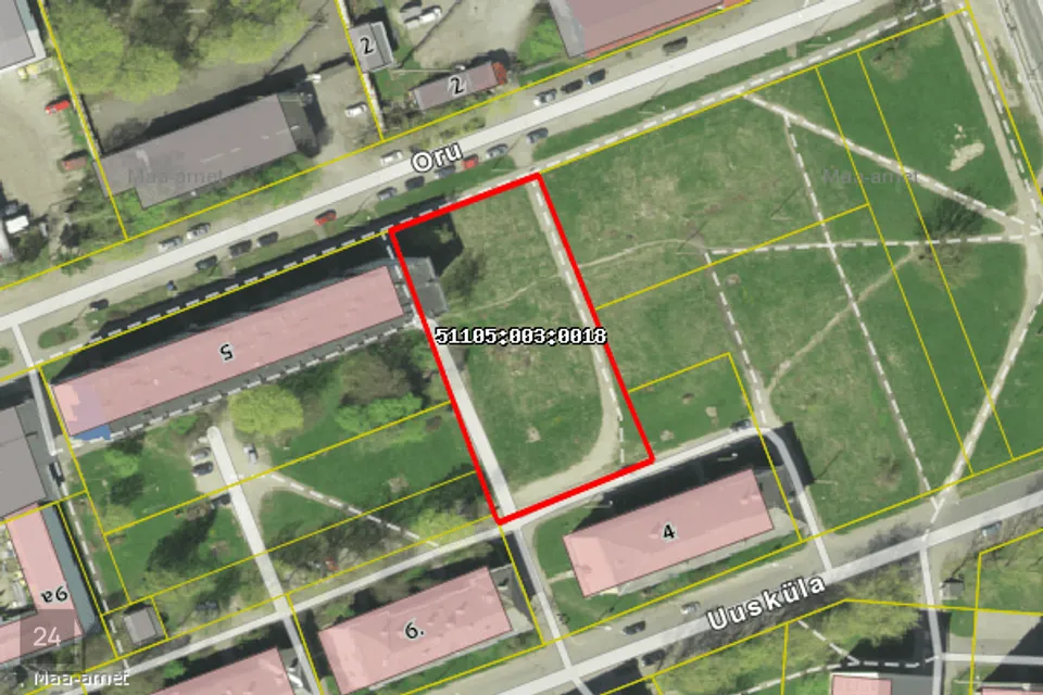 Elamumaa, 2233 m² Maa  -  Narva linn