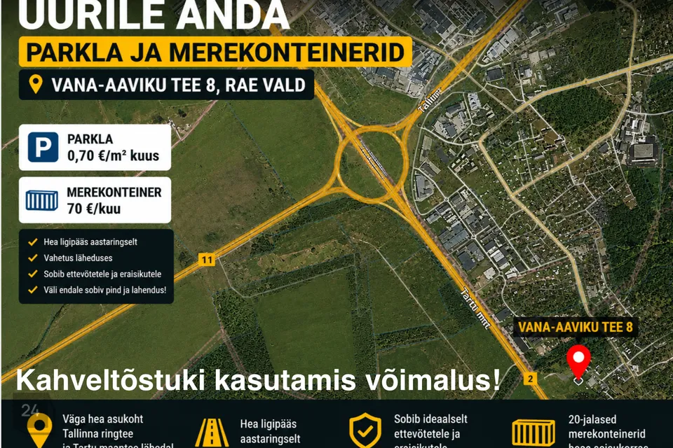 Tootmismaa, 100 m² Maa  -  Rae vald, Aaviku küla