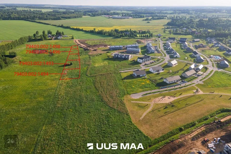 Земля жилой застройки, 1458 m² участок в Tartu vald, Kõrveküla alevik - фото 2