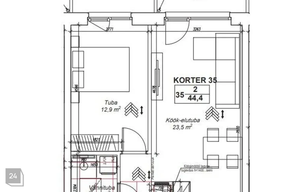 2-toaline Korter - Tallinn, Haabersti linnaosa - foto 5