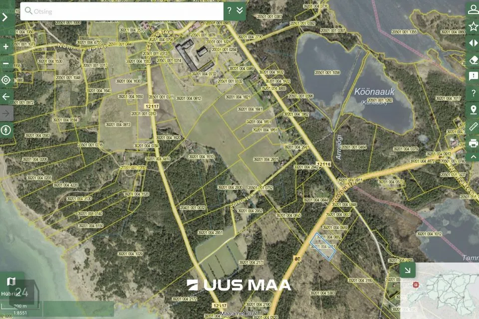 Elamumaa, 8236 m² Maa  -  Hiiumaa vald, Jõeranna küla - foto 3