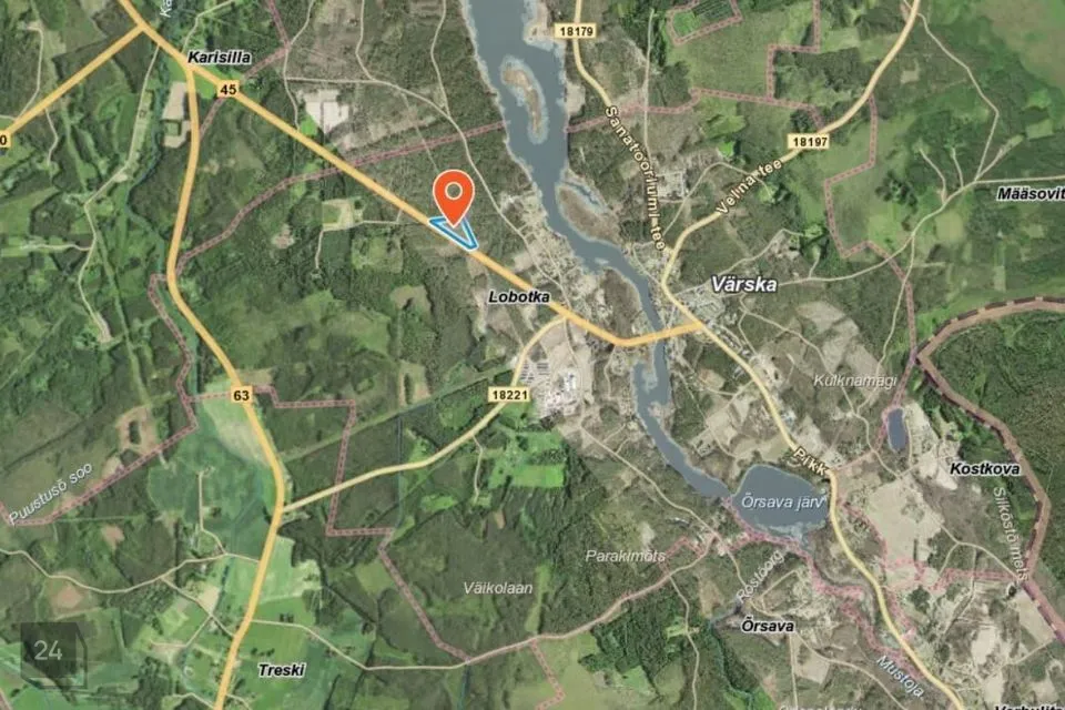 Maatulundusmaa, 24500 m² участок в Setomaa vald, Lobotka küla