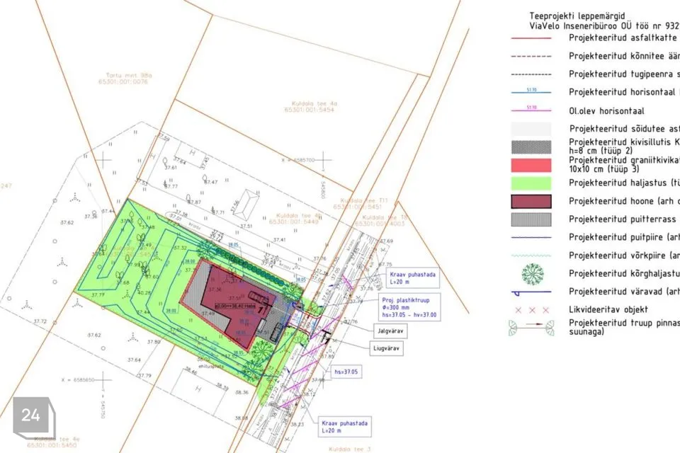 Elamumaa, 1136 m² Maa  -  Rae vald, Peetri alevik - foto 4