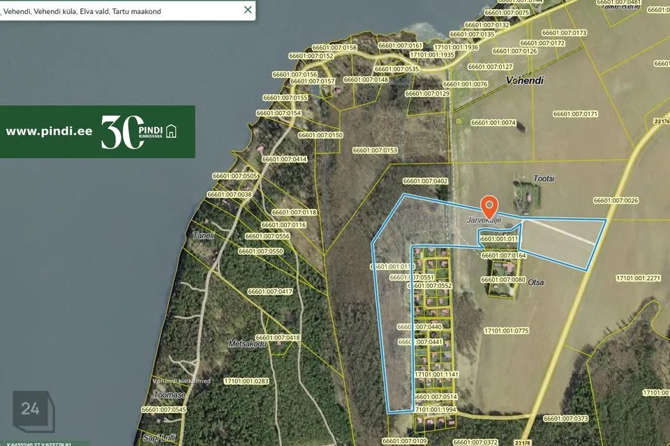 Maatulundusmaa, 108772 m² Maa - Elva vald, Vehendi küla - foto 2
