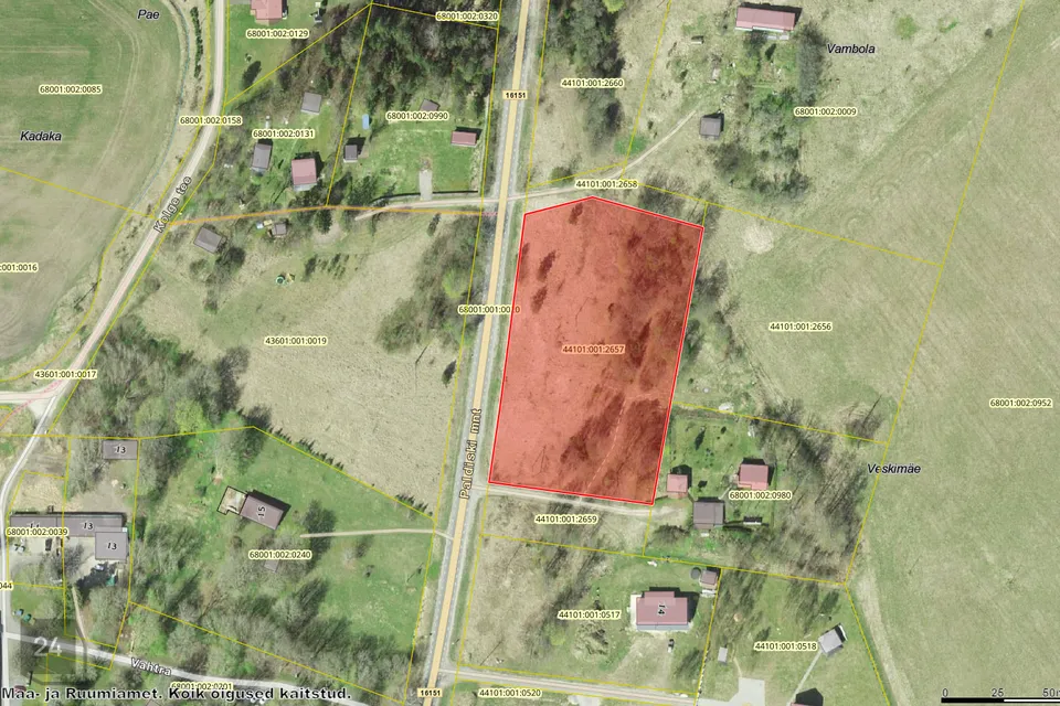 Maatulundusmaa, 7846 m² участок в Lääne-Nigula vald, Rõuma küla