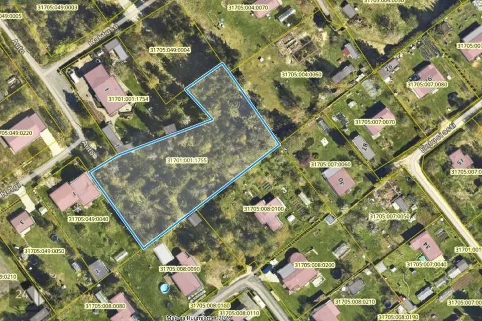 Земля социального назначения - земля общего назначения, 3007 m² участок в Kohila vald, Aespa alevik