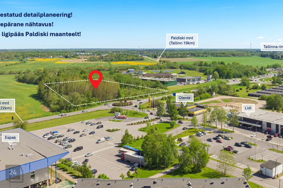 Tootmismaa või Ärimaa, 20401 m² Maa  -  Keila linn