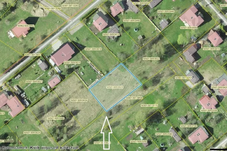 Elamumaa, 1019 m² Maa  -  Märjamaa vald, Märjamaa alev