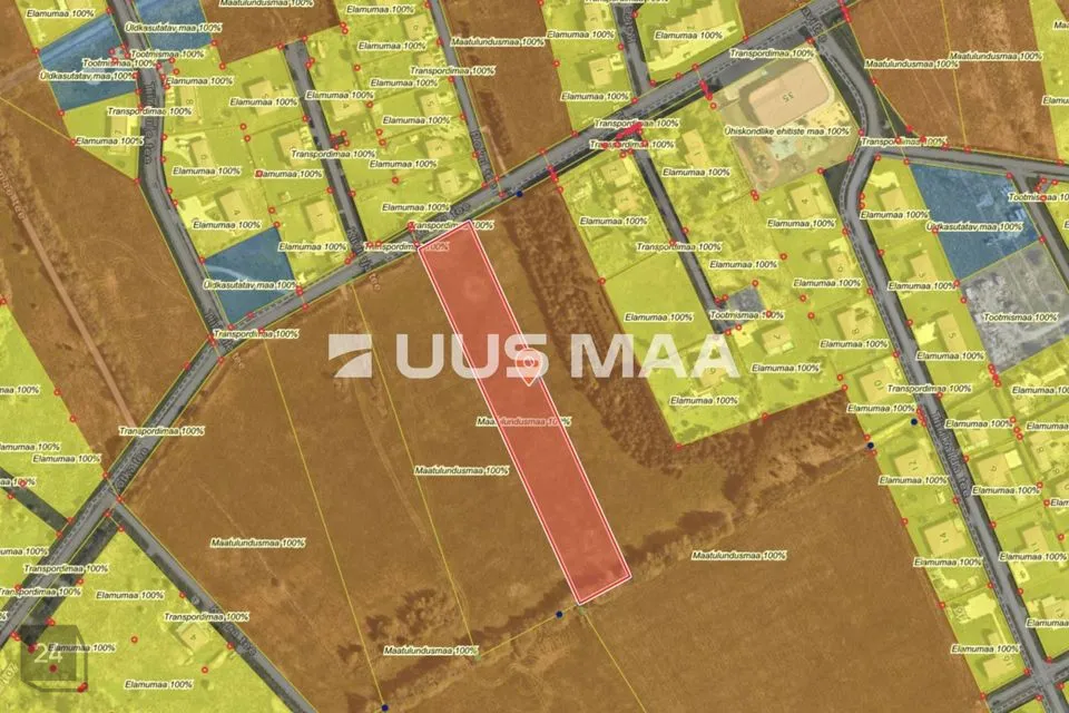 Maatulundusmaa, 7932 m² участок в Saue vald, Alliku küla