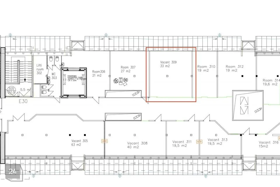 33 m² Äripind  -  Tallinn, Kesklinna linnaosa - foto 4