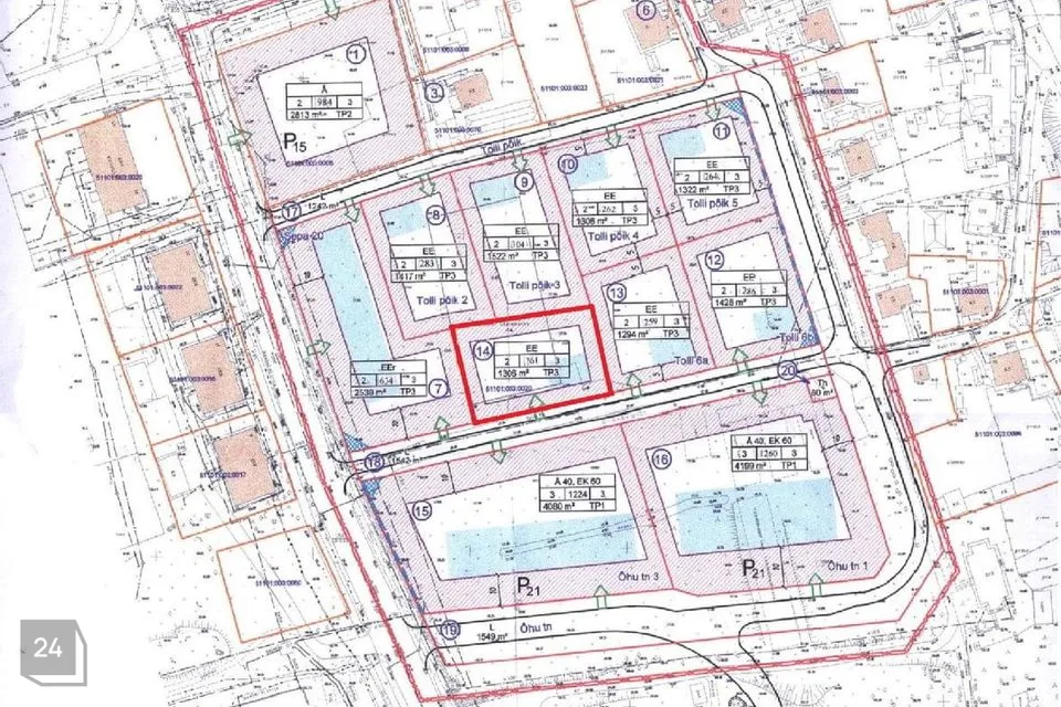 Elamumaa, 1306 m² Maa  -  Narva linn - foto 2