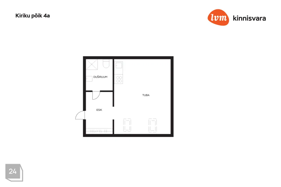 1-toaline Korter  -  Tallinn, Kesklinna linnaosa - foto 3