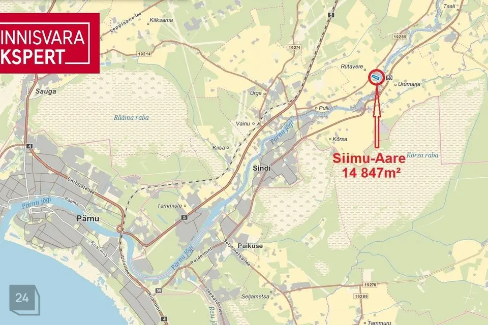 Maatulundusmaa, 14847 m² Maa  -  Tori vald, Rütavere küla - foto 4