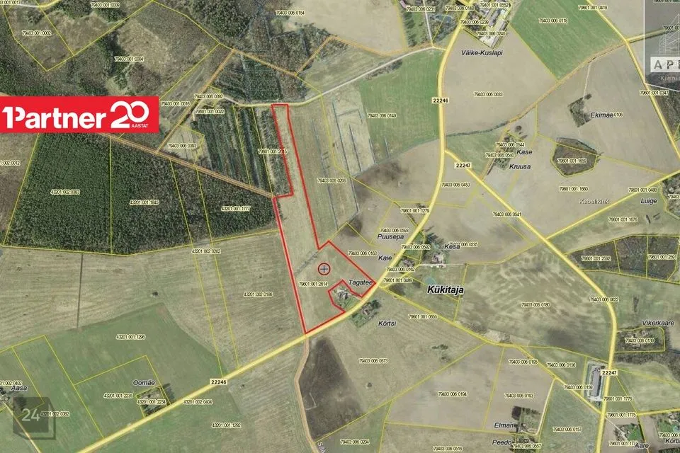 Maatulundusmaa, 100665 m² Maa - Tartu vald, Kükitaja küla - foto 5
