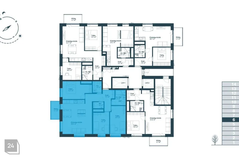 4-room apartment in Tallinn, Haabersti linnaosa - photo 3