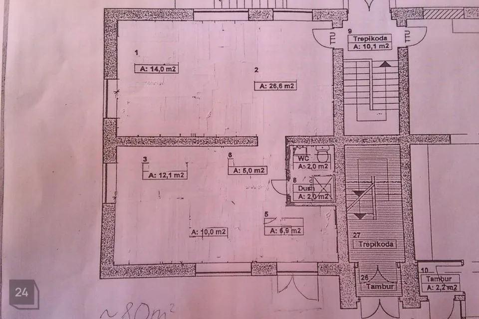 Mitme sihtotstarbega, 80 m² Äripind  -  Kohtla-Järve linn, Järve linnaosa - foto 5