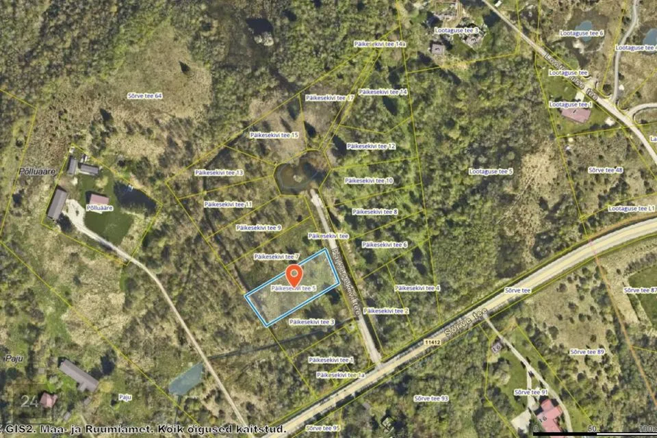 Земля жилой застройки, 2003 m² участок в Harku vald, Liikva küla