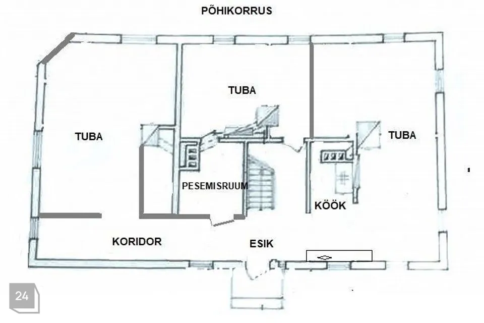 6-toaline Maja  -  Elva vald, Annikoru küla - foto 4