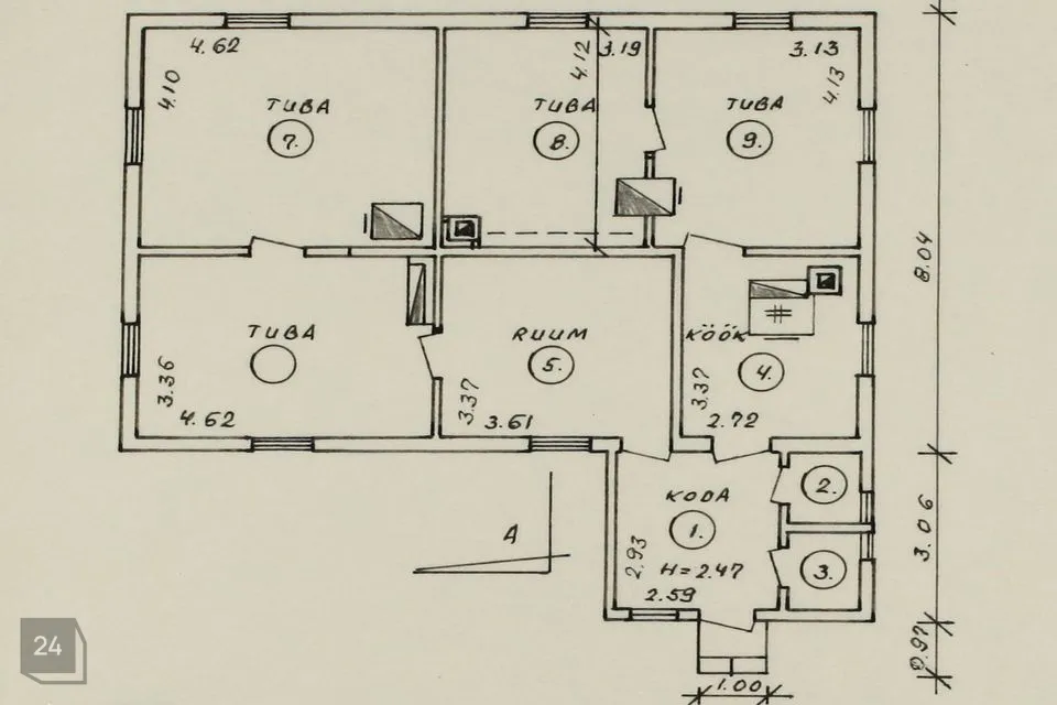5-toaline Maja  -  Mulgi vald, Laatre küla - foto 4