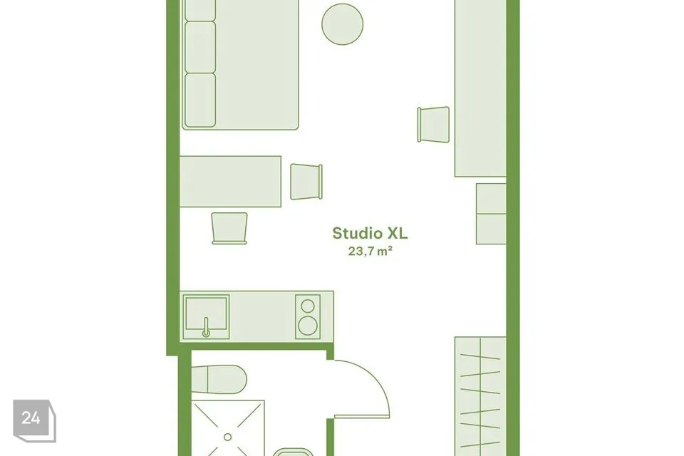 1-toaline Korter - Tallinn, Mustamäe linnaosa - foto 2