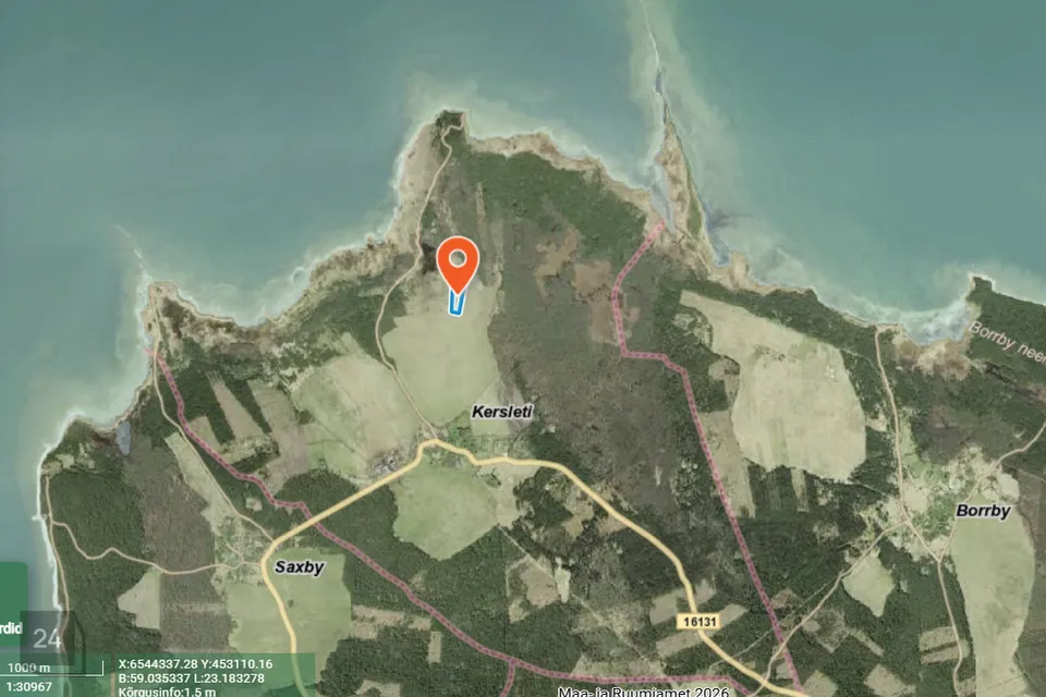 Земля жилой застройки, 13507 m² участок в Vormsi vald, Kersleti küla - фото 4