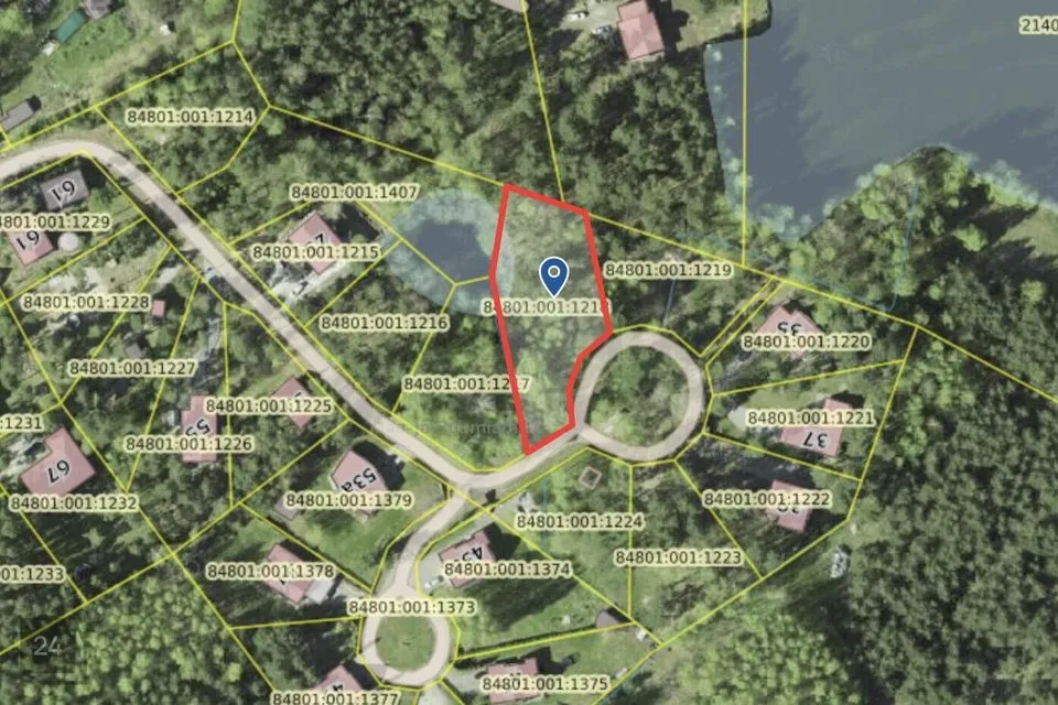 Земля жилой застройки, 1656 m² участок в Häädemeeste vald, Reiu küla
