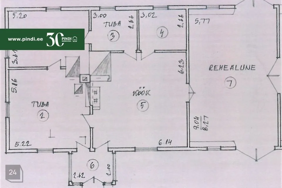3-toaline Maja  -  Põhja-Pärnumaa vald, Arase küla - foto 5