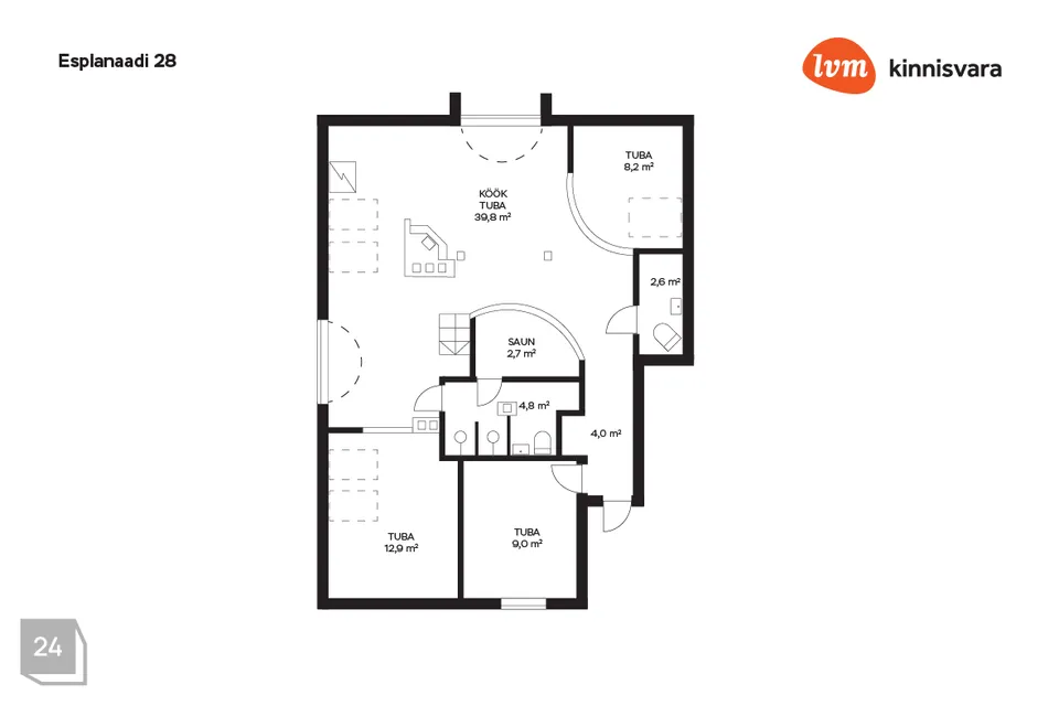 3-toaline Korter - Pärnu linn, Pärnu linn - foto 3