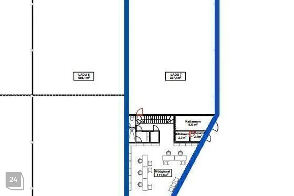 557 m² Äripind  -  Tallinn, Haabersti linnaosa - foto 3