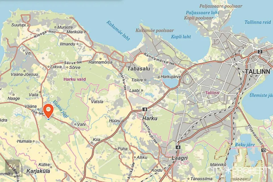 Земля жилой застройки, 3869 m² участок в Harku vald, Vahi küla