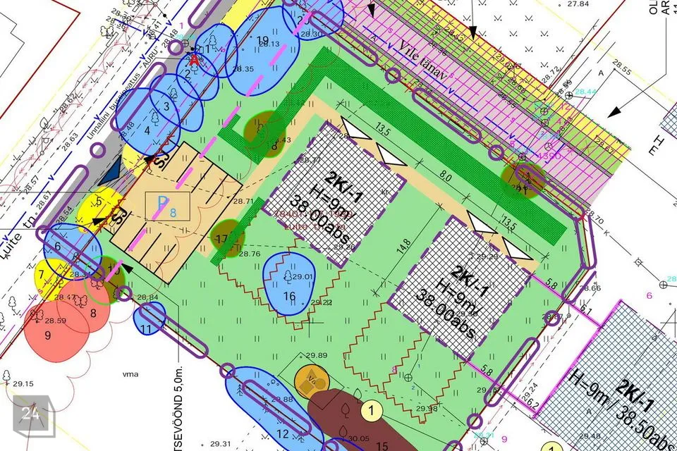 Elamumaa, 2589 m² Maa  -  Tallinn, Kesklinna linnaosa