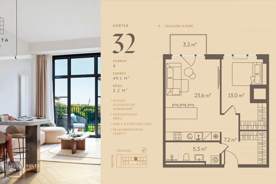 49 m² Äripind  -  Tallinn, Põhja-Tallinna linnaosa - foto 5