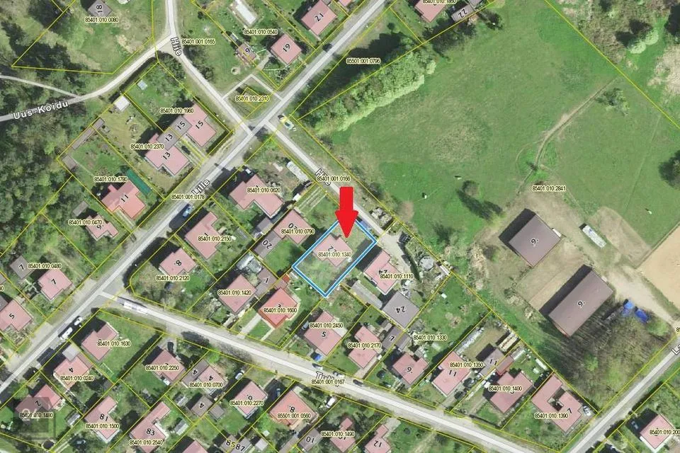 Elamumaa, 689 m² Maa  -  Valga vald, Valga linn