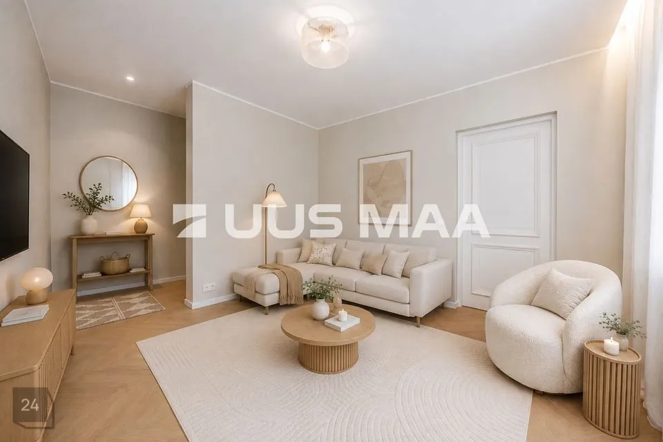 3-room apartment in Tallinn, Kesklinna linnaosa