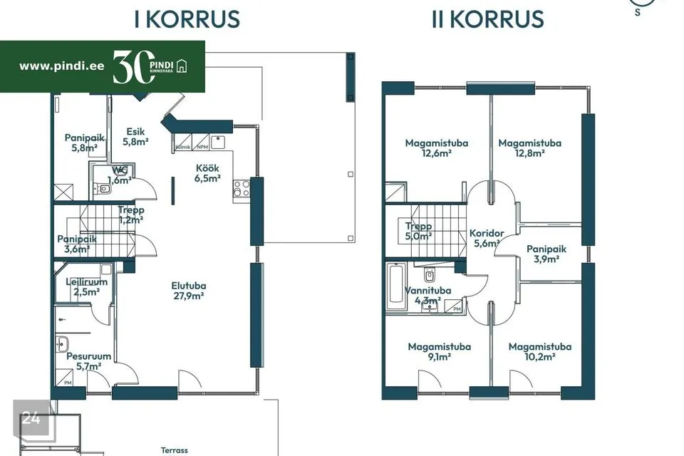 5-toaline Majaosa - Viimsi vald, Viimsi alevik - foto 5