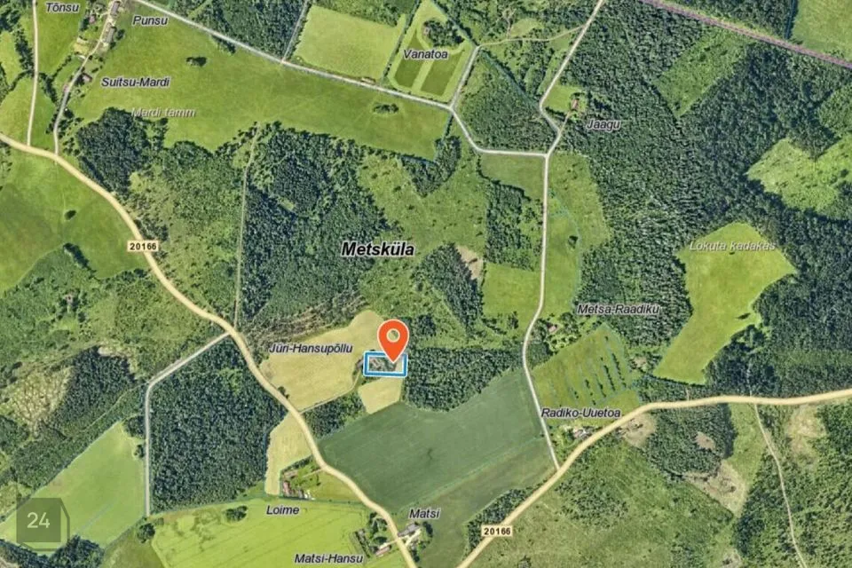 Sihtotstarbeta maa, 4922 m² Maa  -  Rapla vald, Metsküla