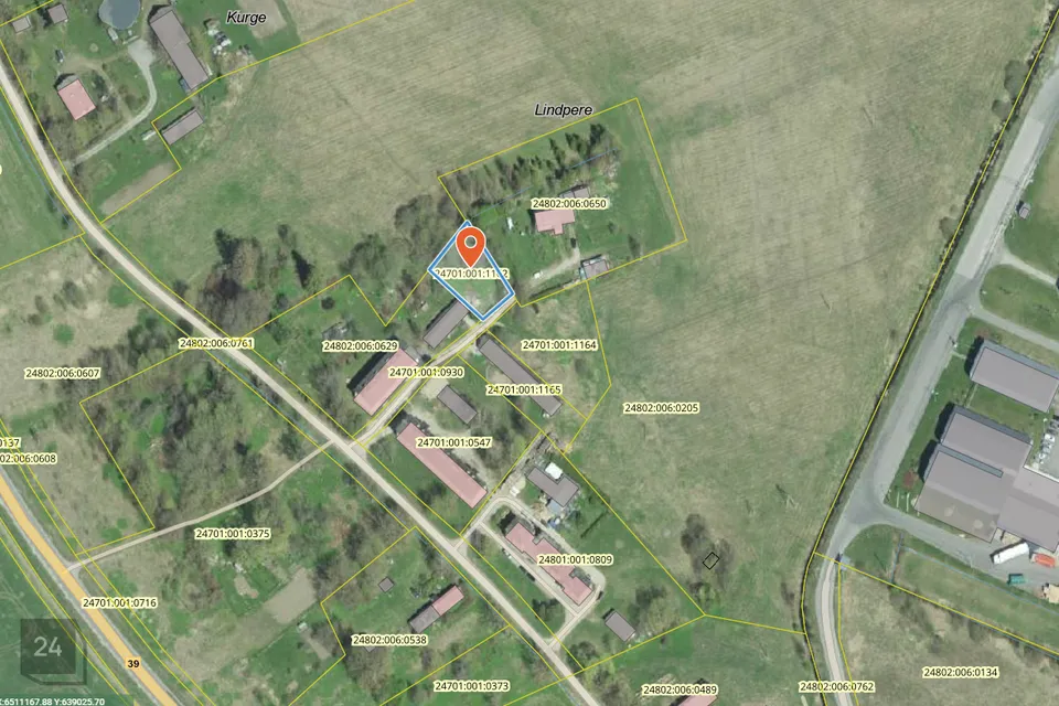 Sihtotstarbeta maa, 760 m² участок в Jõgeva vald, Painküla