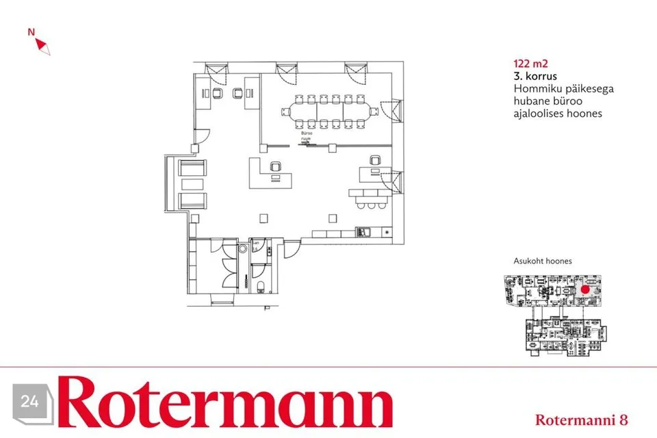 122 m² Äripind  -  Tallinn, Kesklinna linnaosa - foto 4