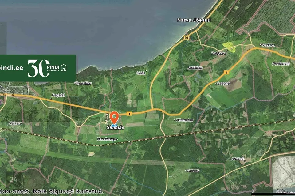 Maatulundusmaa, 28175 m² Maa - Narva-Jõesuu linn, Sinimäe alevik - foto 2