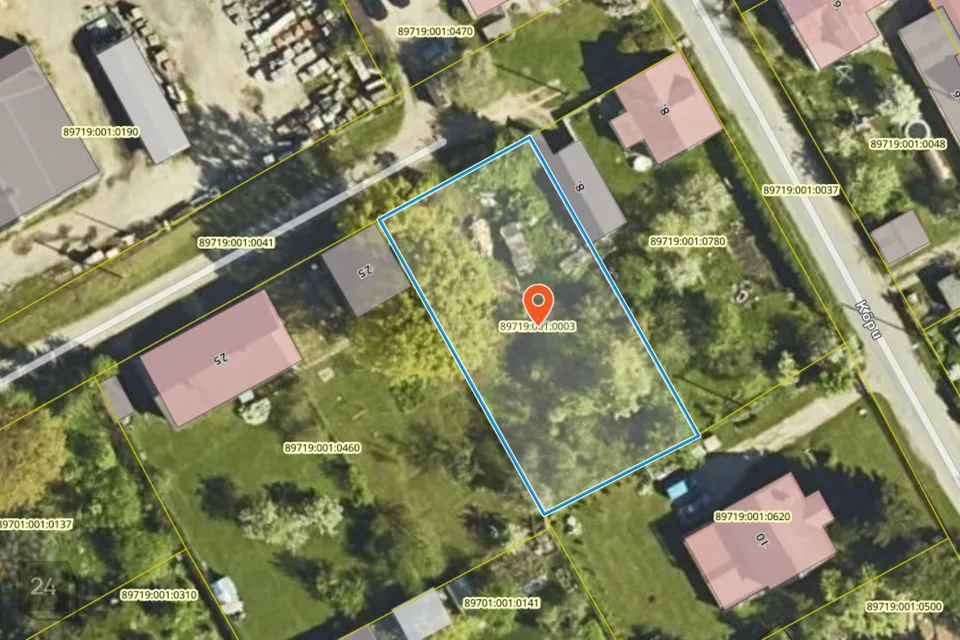 Земля жилой застройки, 888 m² участок в Viljandi linn