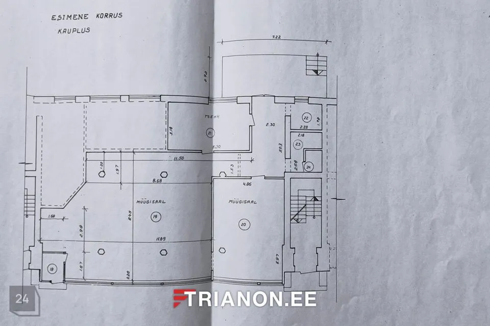 Торговля или Обслуживание, 166 m² Бизнес-площадь в Narva linn