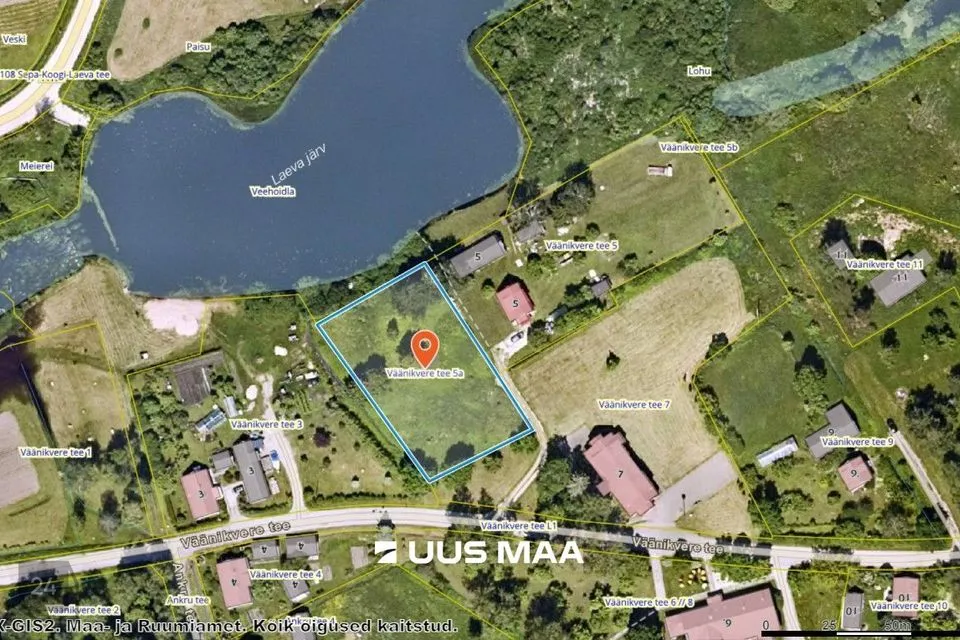 Elamumaa, 2602 m² Maa - Tartu vald, Laeva küla - foto 3