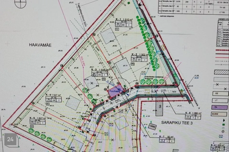 Земля жилой застройки, 1429 m² участок в Raasiku vald, Aruküla alevik - фото 2