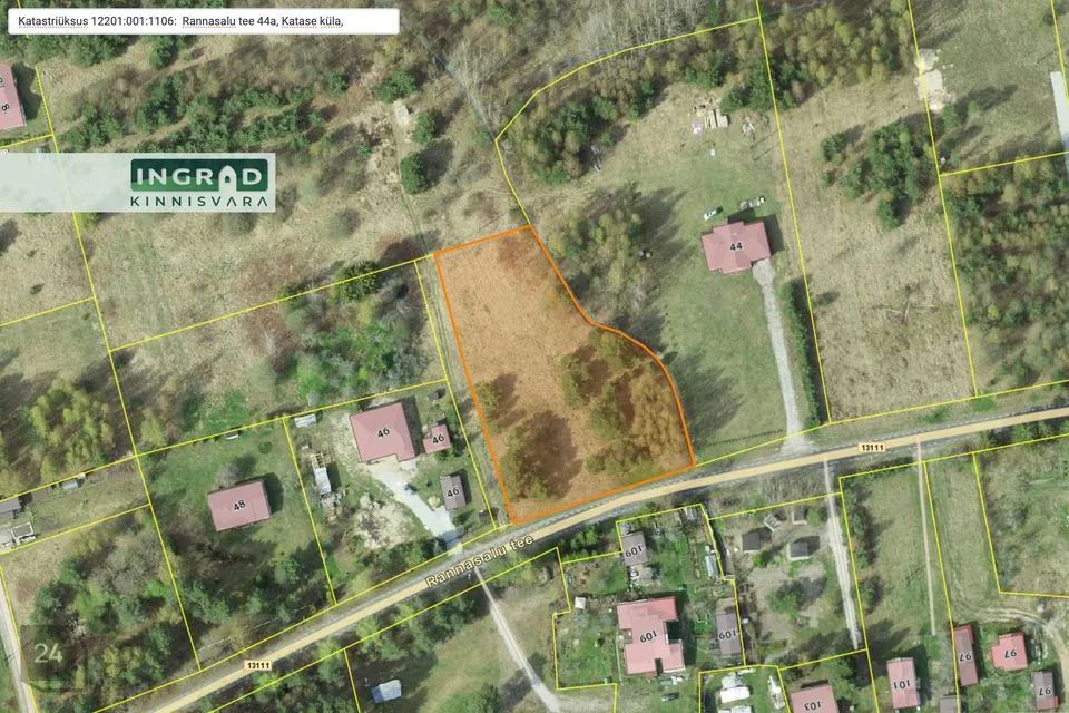 Maatulundusmaa, 3883 m² Maa  -  Alutaguse vald, Katase küla