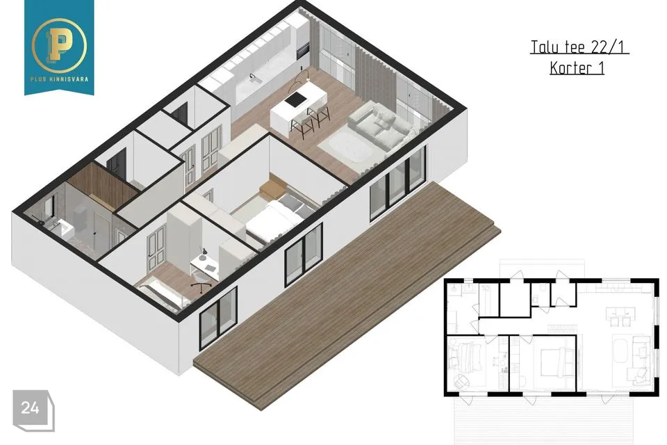 3-room partial house in Lääne-Harju vald, Lehola küla - photo 4