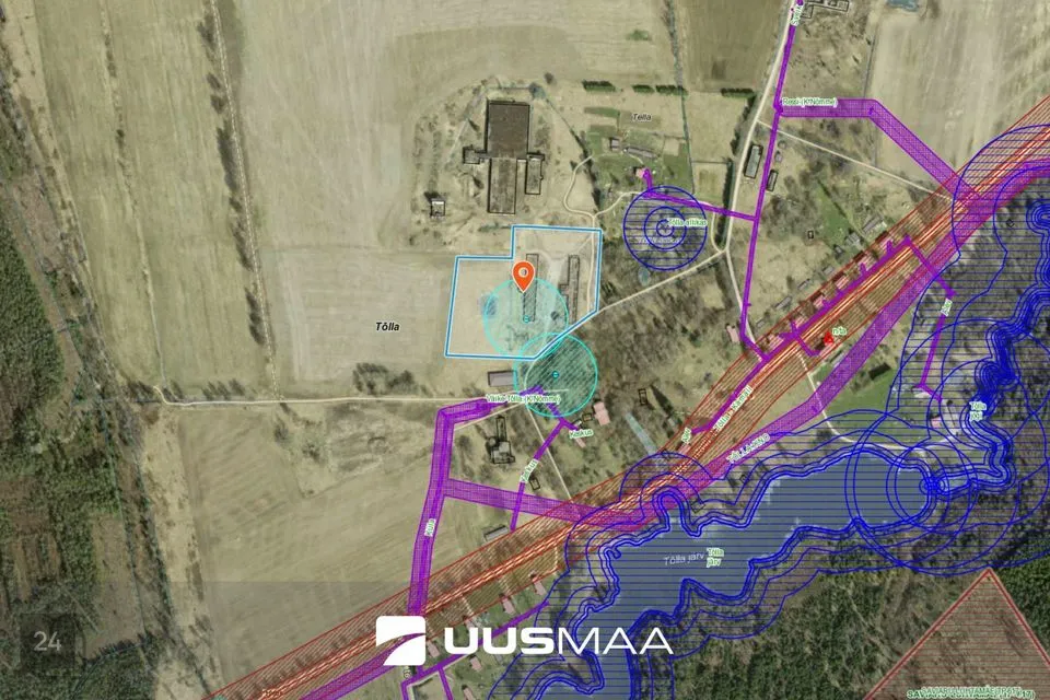 Земля производственного назначения, 22800 m² участок в Saarde vald, Tõlla küla - фото 4